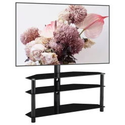 TV Möbel mit Monitorständer 32-70” schwarz