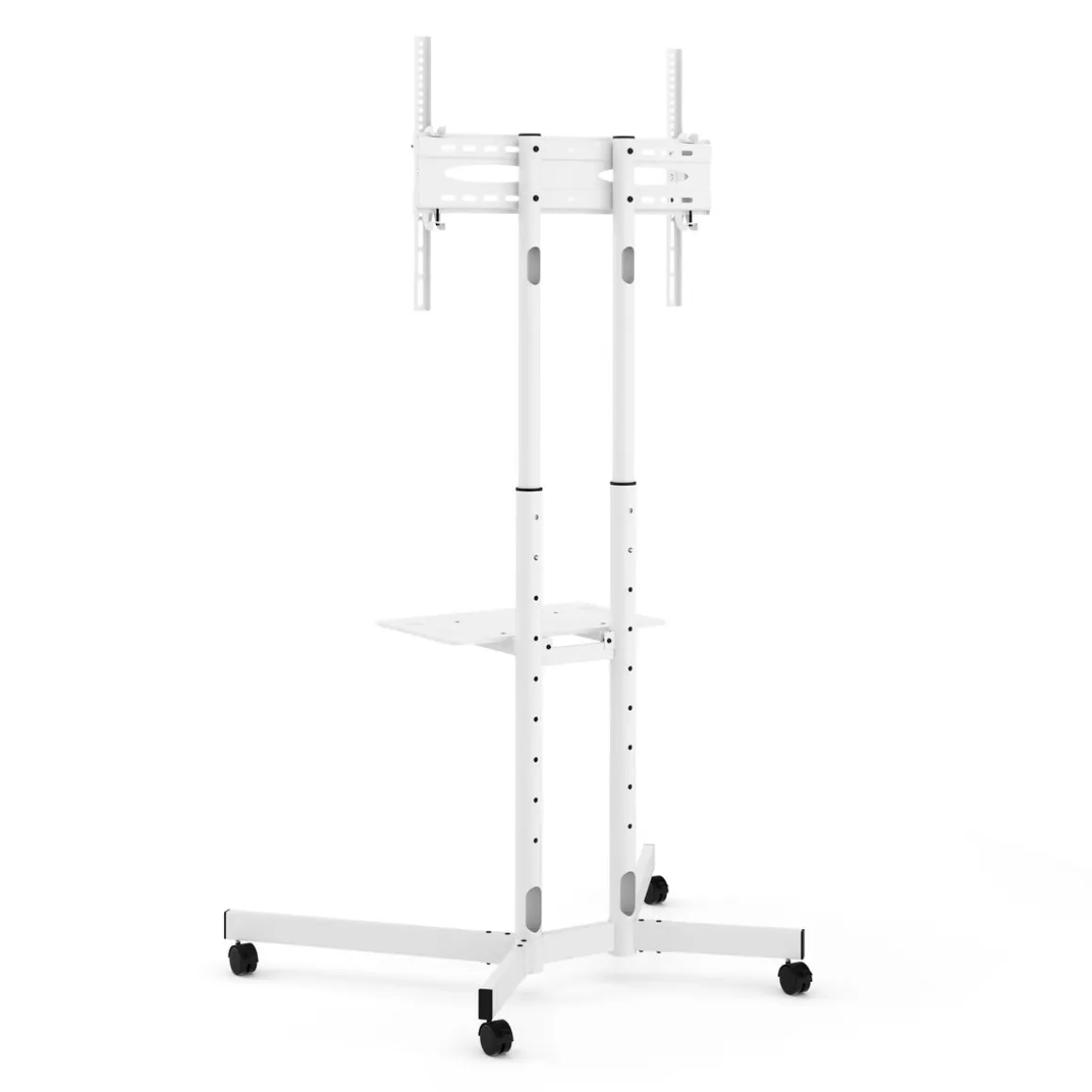 TV-Ständer mobil mit Rollen 32-70'' weiss