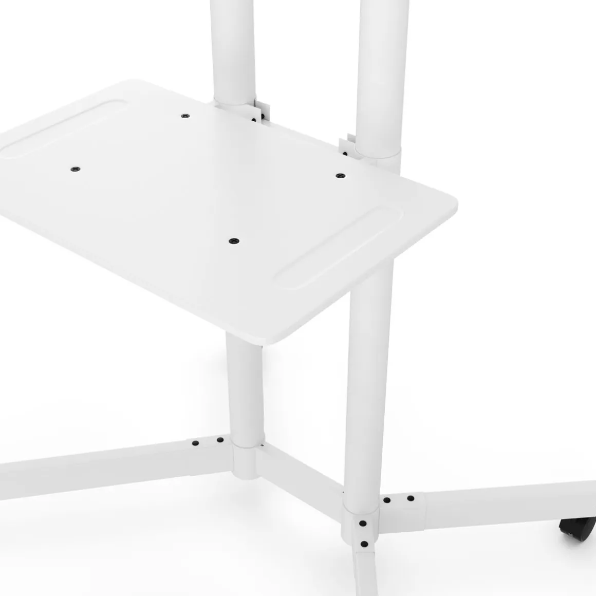 TV-Ständer mobil mit Rollen 32-70'' weiss