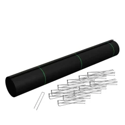 Unkrautvlies 2 x 50 m mit Bodenanker 100 Stk.