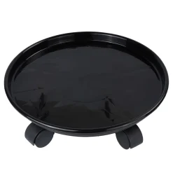 Untersetzer Pflanzenroller schwarz
