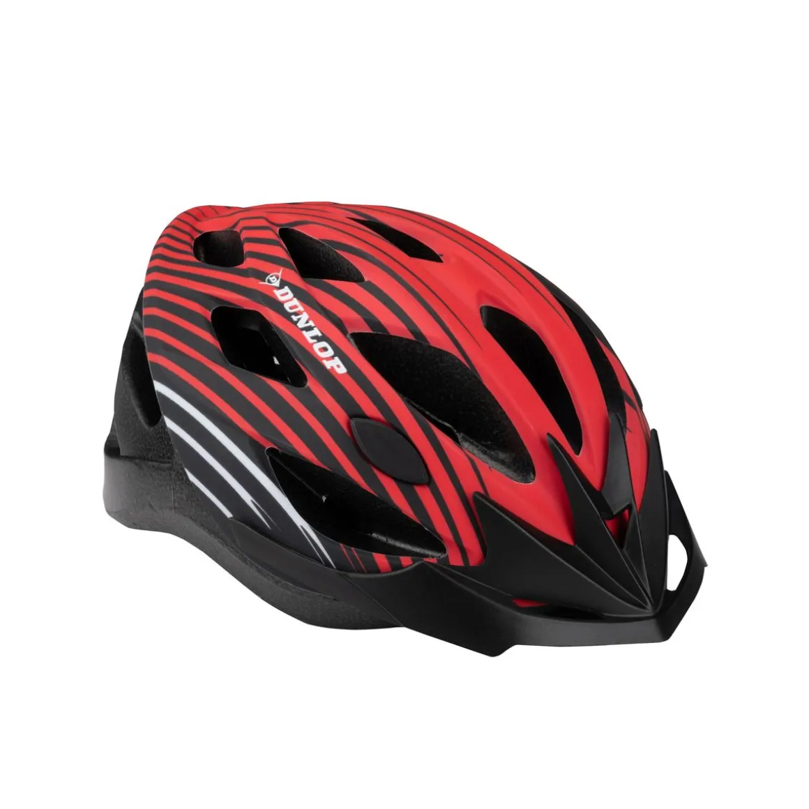 Velohelm DUNLOP 53 - 55 cm rot