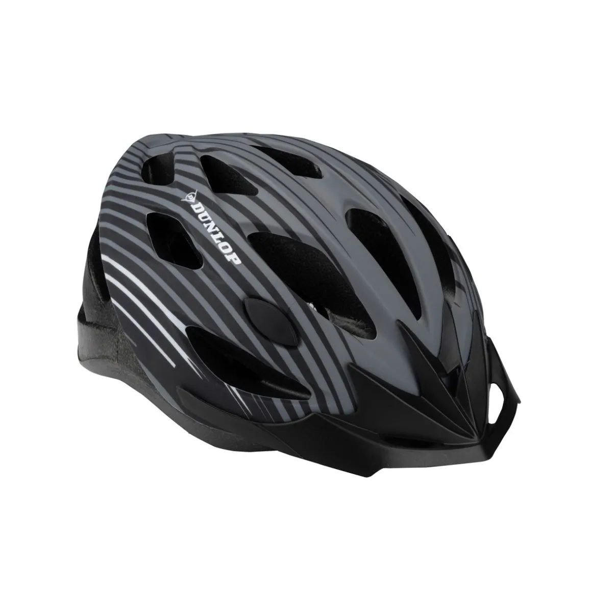 Velohelm DUNLOP 53 - 55 cm schwarz