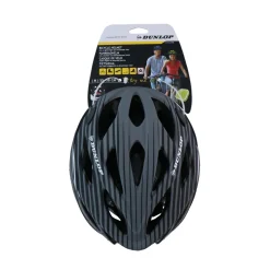 Velohelm DUNLOP 53 - 55 cm schwarz
