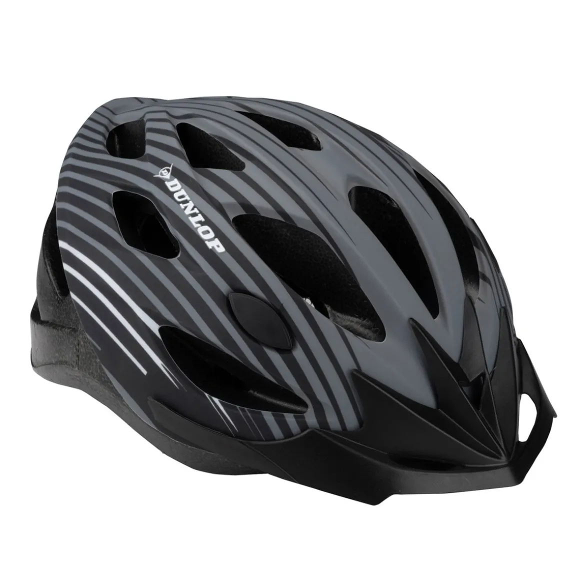 Velohelm DUNLOP 58 - 61 cm schwarz