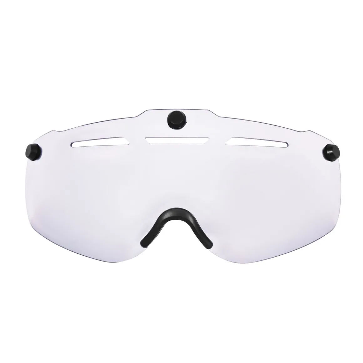 Velohelm Skatehelm mit Visier 55 - 58 cm schwarz