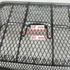 Velokorb hinten mit Tragegriff 30 x 22 cm schwarz