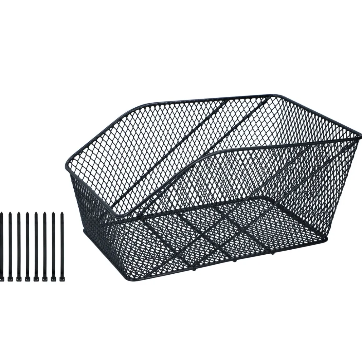 Velokorb hinten 46 x 30 cm schwarz