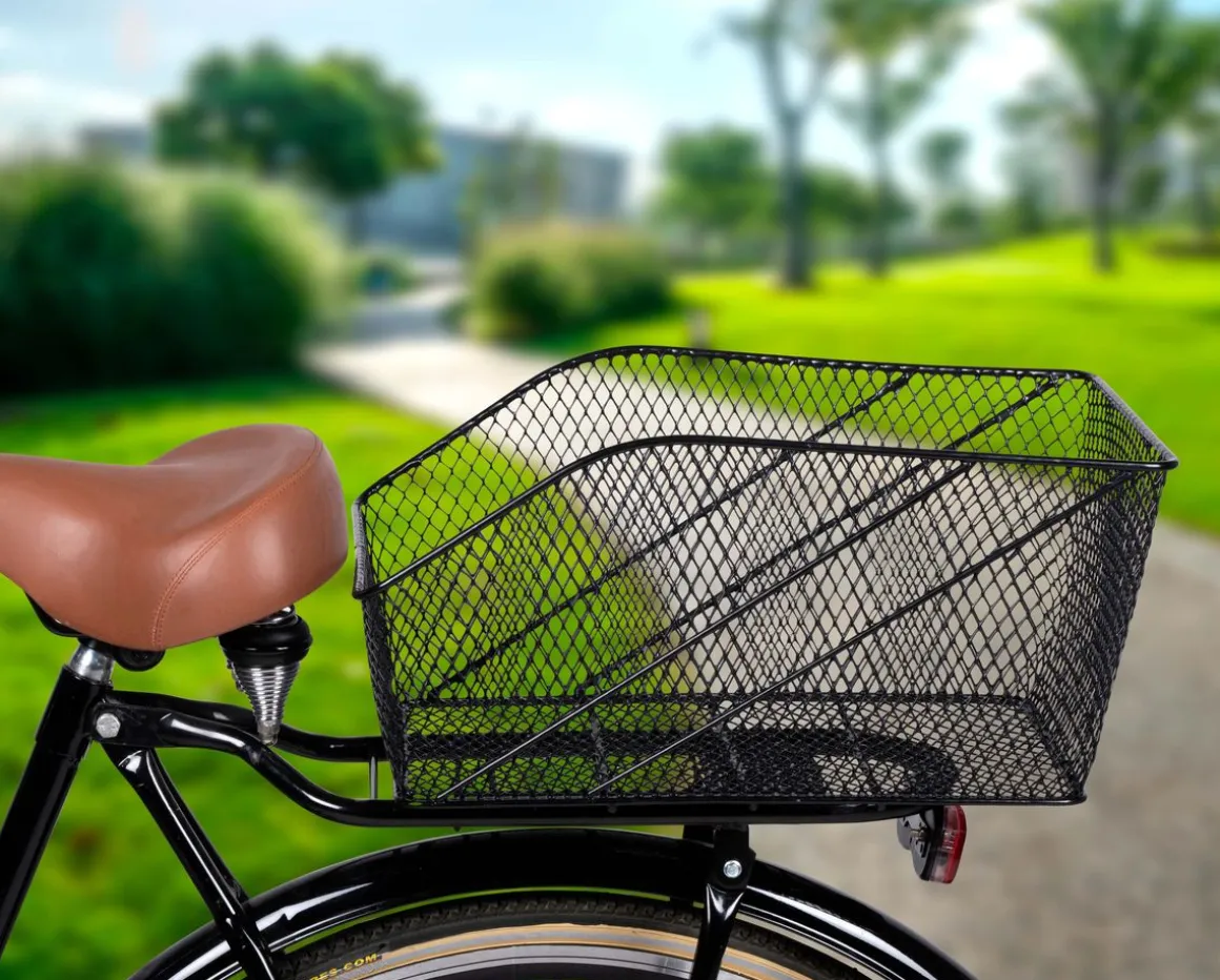 Velokorb hinten 46 x 30 cm schwarz