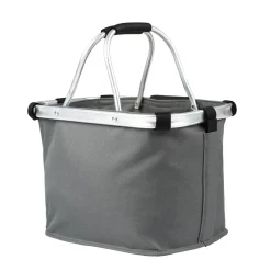 Velokorb vorne faltbar 35 x 21 cm grau