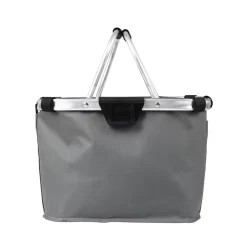 Velokorb vorne faltbar 35 x 21 cm grau