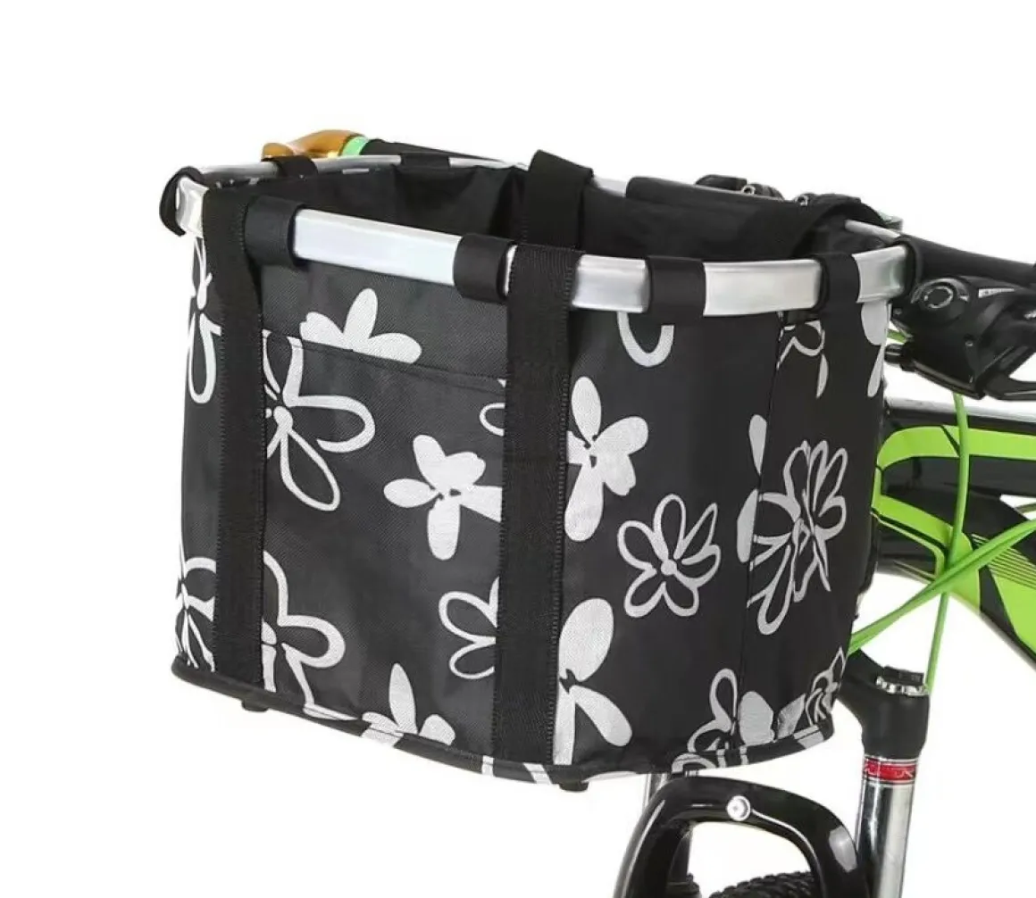 Velokorb vorne faltbar 33 x 27 cm schwarz