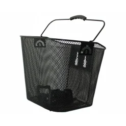 Velokorb vorne mit Tragegriff 35 x 25 cm schwarz