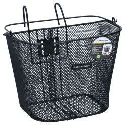 Velokorb vorne mit Tragegriff 34 x 25 cm schwarz