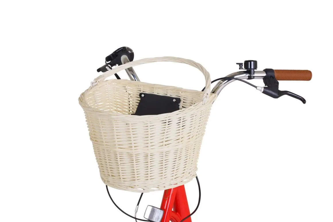 Velokorb vorne 36 x 26 cm weiss