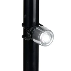 Velolampe Frontlicht schwarz/silber