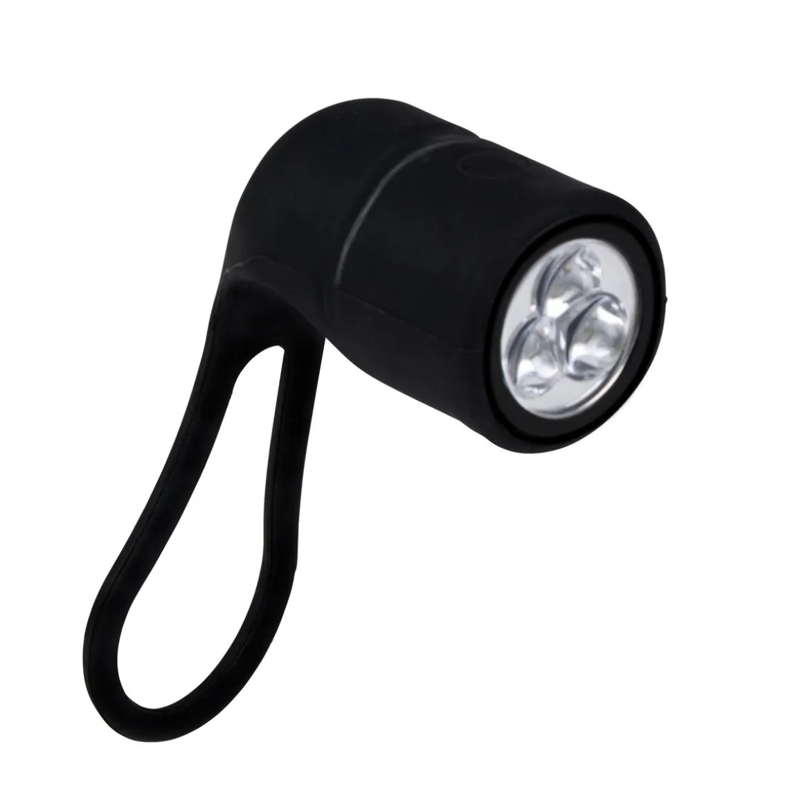 Velolampe Frontlicht Silikon schwarz