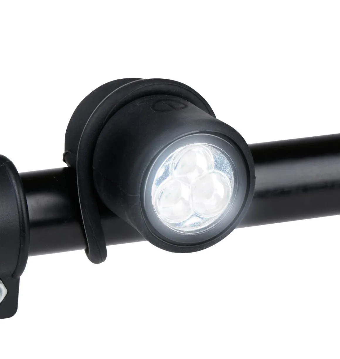 Velolampe Frontlicht Silikon schwarz