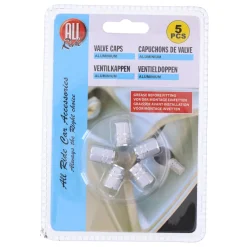 Ventilkappe Aluminium 5er Set