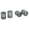Ventilkappe Aluminium 4er Set silber