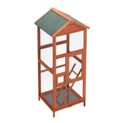 Vogelvoliere Holz 72 x 68 x 168 cm