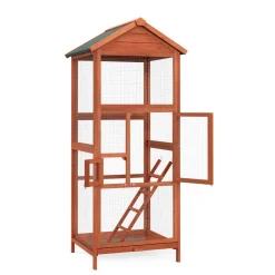 Vogelvoliere Holz 72 x 68 x 168 cm
