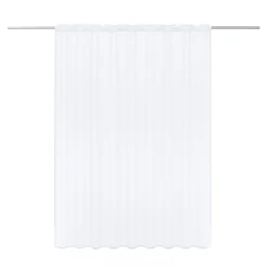 Vorhang halbtransparent weiss 240 x 480 cm