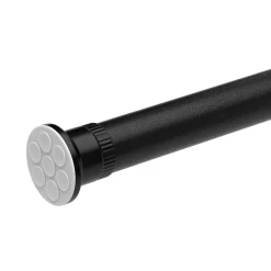 Vorhangstange 210 - 260 cm schwarz