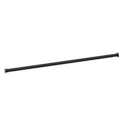 Vorhangstange 210 - 260 cm schwarz