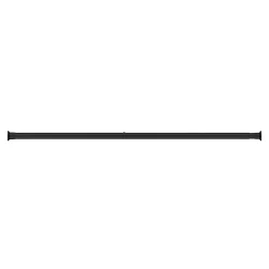 Vorhangstange 210 - 260 cm schwarz