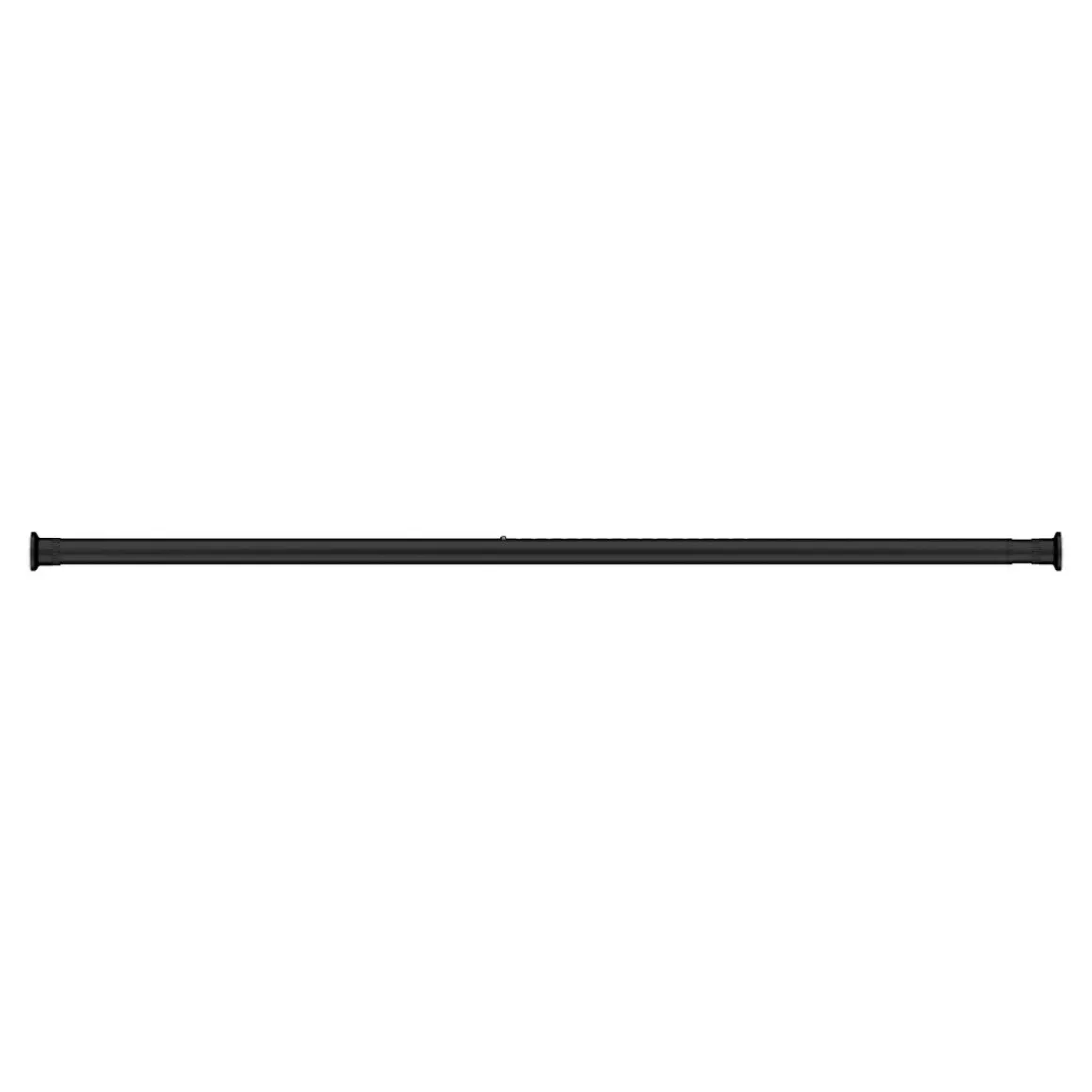 Vorhangstange 210 - 260 cm schwarz