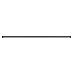 Vorhangstange 260 - 310 cm schwarz