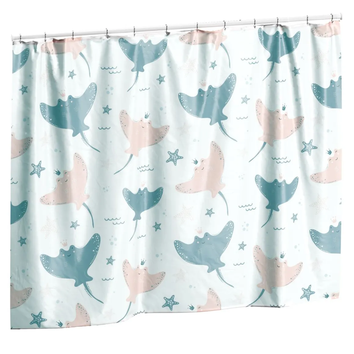 Vorhangstange 310 - 360 cm weiss