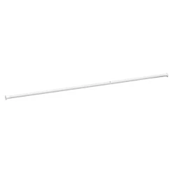 Vorhangstange 260 - 310 cm weiss