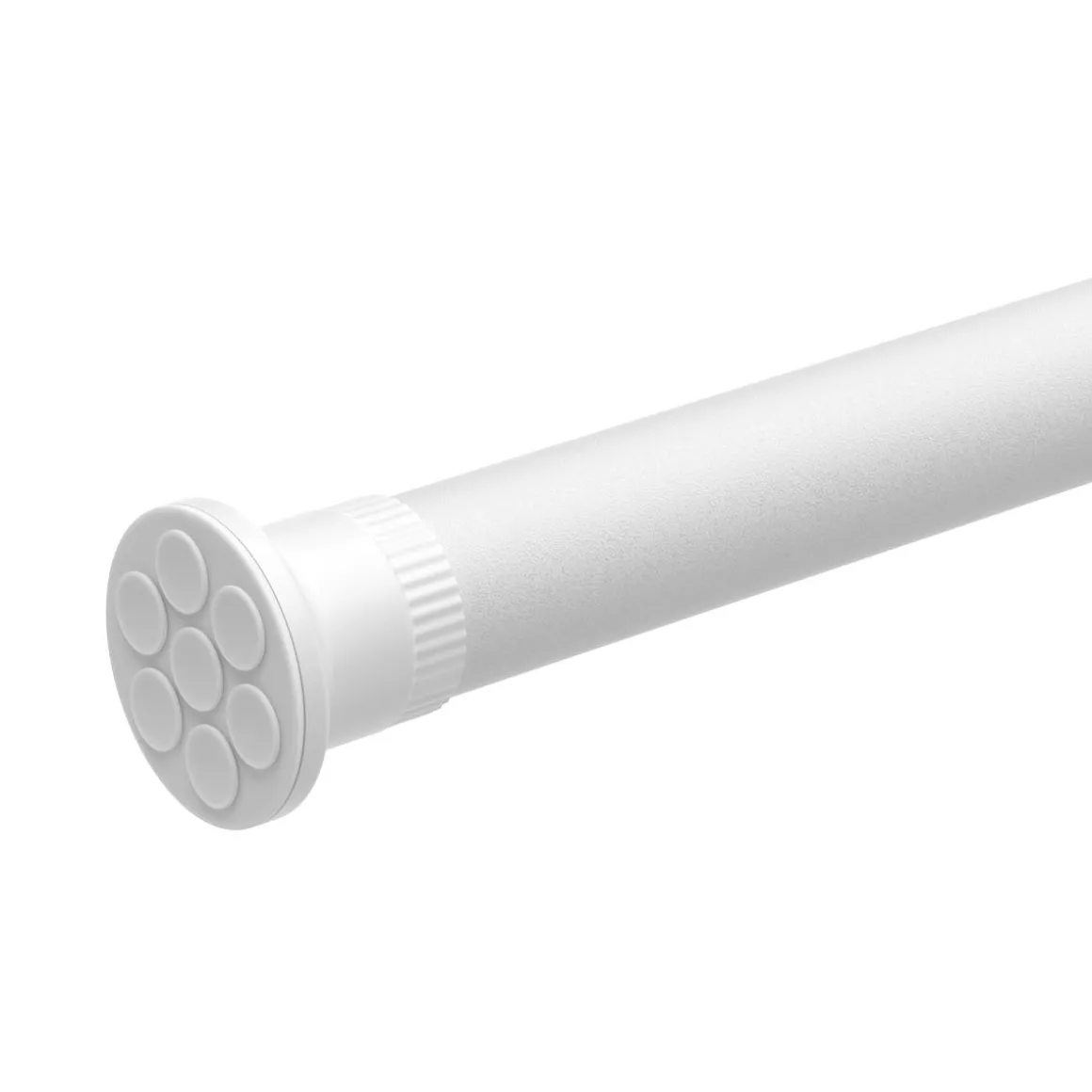 Vorhangstange 210 - 260 cm weiss