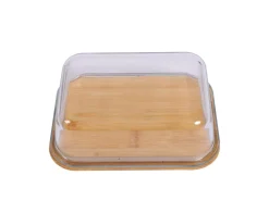 Vorratsbehälter Set Glas 4-teilig mit Bambusdeckel