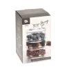 Vorratsbehälter Set Glas 13 x 22 cm 4-teilig