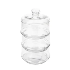 Vorratsbehälter Set Glas 13 x 22 cm 4-teilig