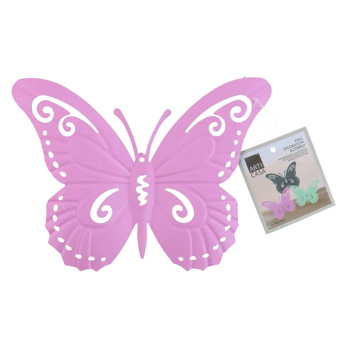Wanddekoration Schmetterling 24 x 19 cm