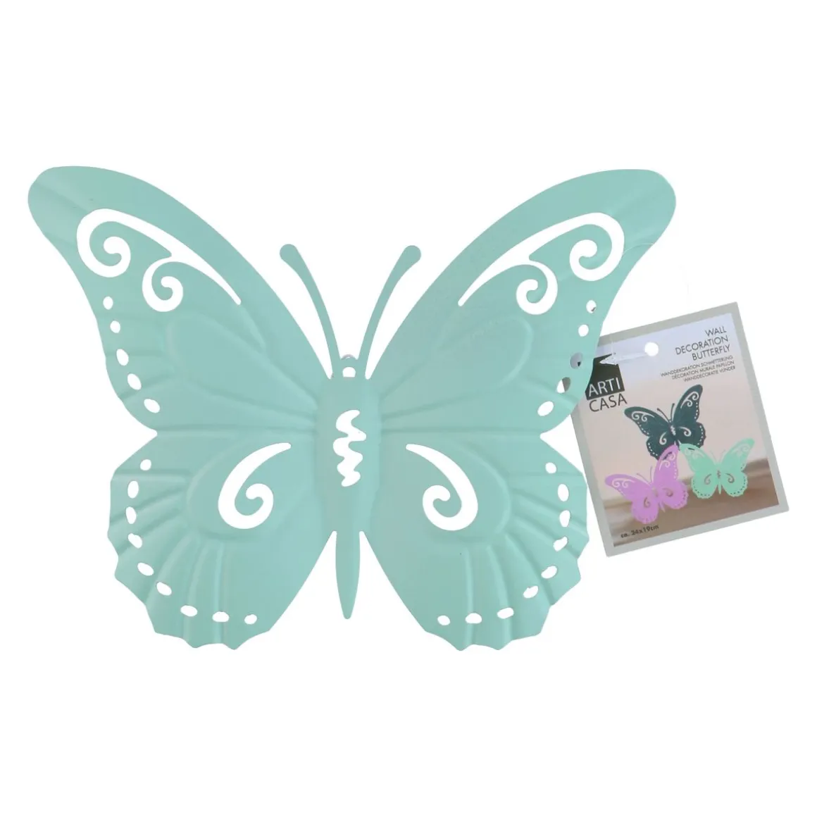 Wanddekoration Schmetterling 24 x 19 cm