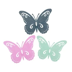 Wanddekoration Schmetterling 24 x 19 cm