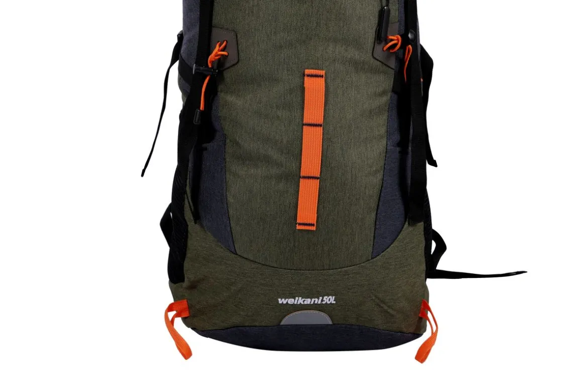Wanderrucksack ALPIN 50L dunkelgrün