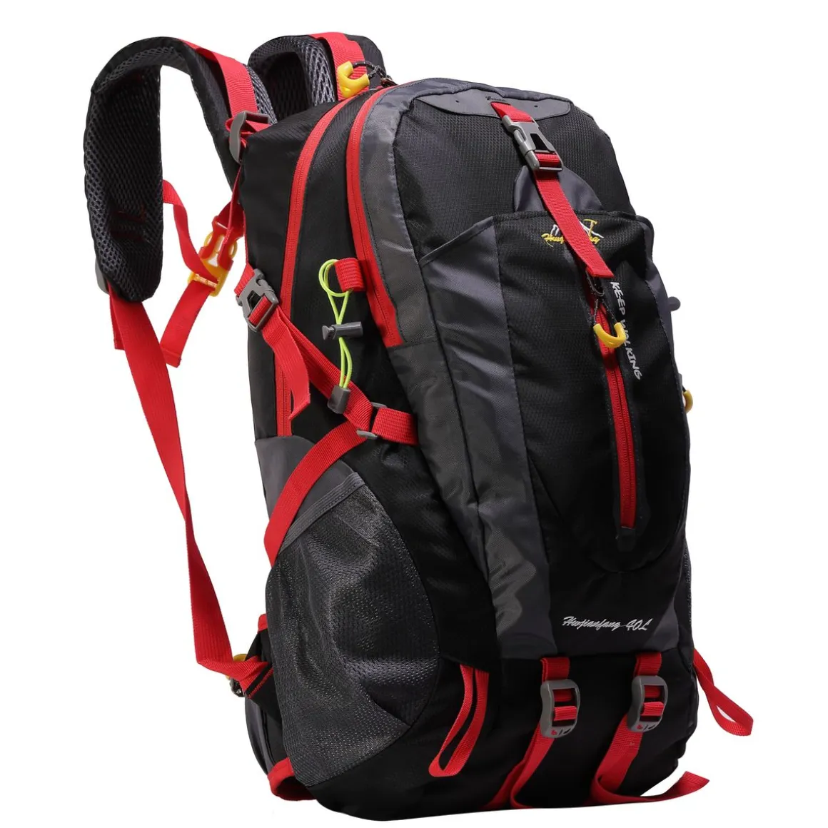Wanderrucksack CIMA 40L schwarz/rot