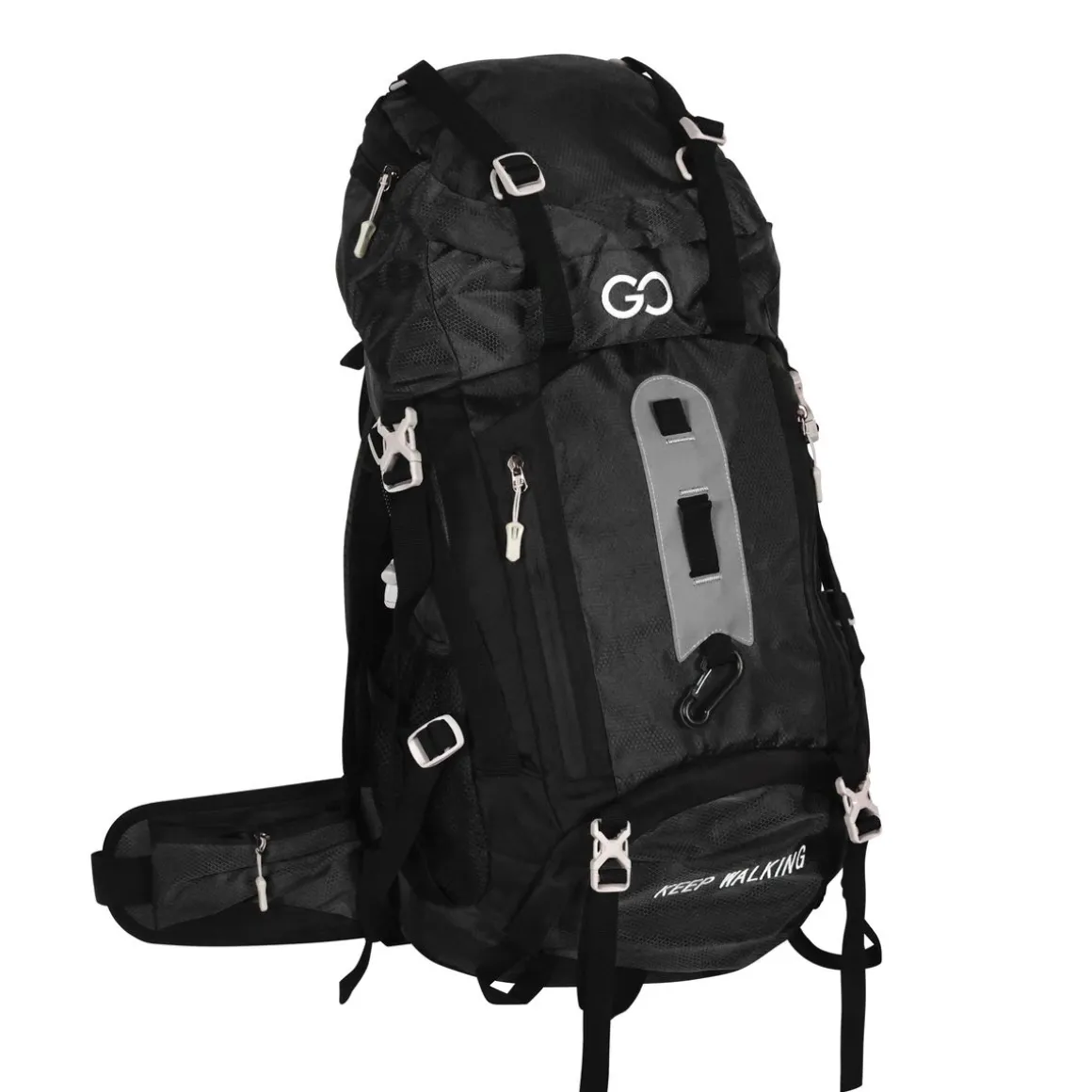 Wanderrucksack wasserdicht ALBIS 60L schwarz
