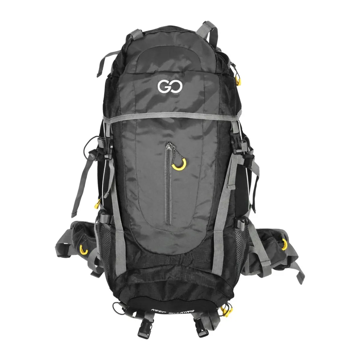 Wanderrucksack wasserdicht WEISSHORN 70L schwarz