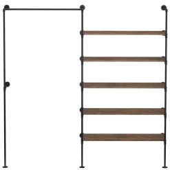 Wandgarderobe Industrial METROPOLITAN 188 x 184 cm
