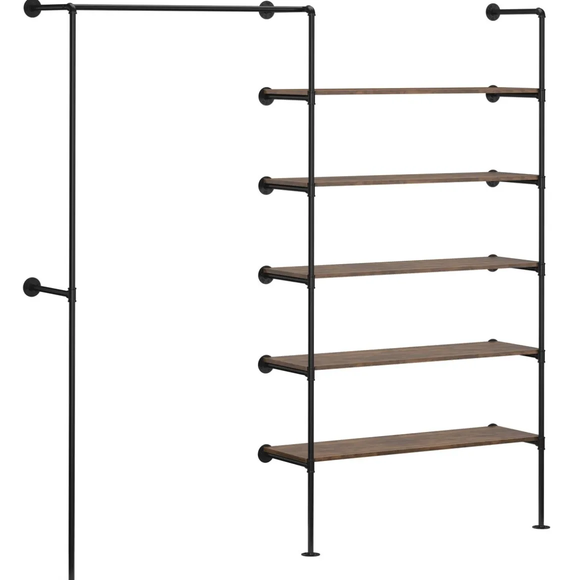 Wandgarderobe Industrial METROPOLITAN 188 x 184 cm