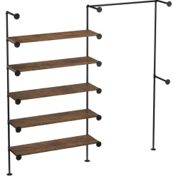 Wandgarderobe Industrial METROPOLITAN 188 x 184 cm
