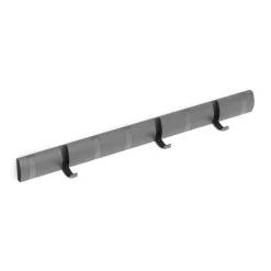 Wandgarderobe mit 8 Haken grau