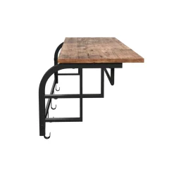 Wandgarderobe Vintage BONITA mit 5 Haken 80 x 27 cm